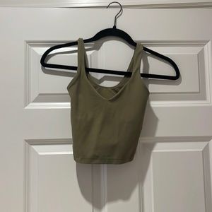 Lululemon yoga align tank top army green